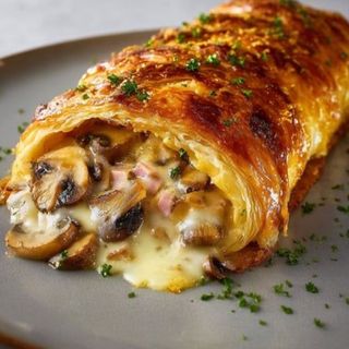 Crêpe poulet champignons 