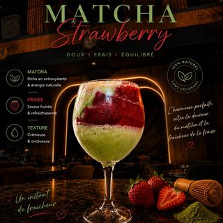 Matcha strawberry