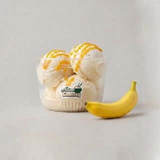 Crème de glace artisanale saveurs banane