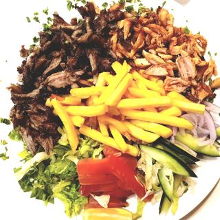 Mixed shawarma plate