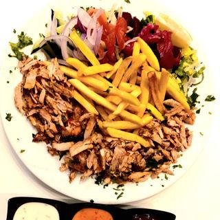Chicken shawarma plate 