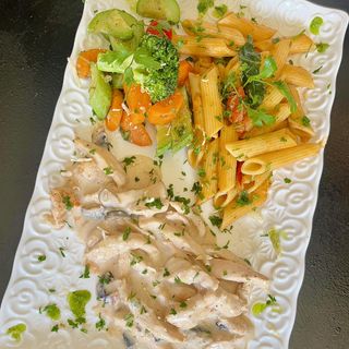 Plat emince de poulet