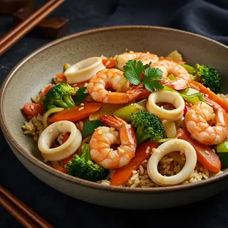  Riz Cantonais Fruits de Mer
