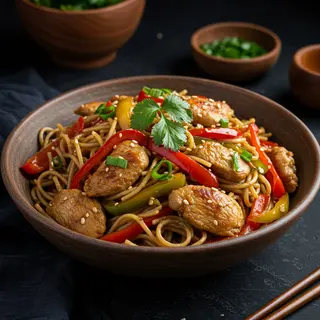  Nouilles Poulet