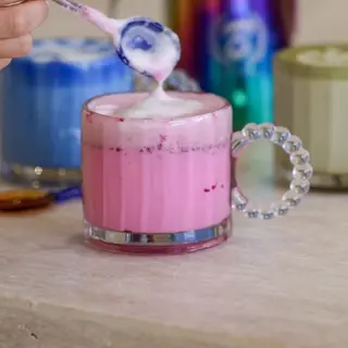 Blue latte