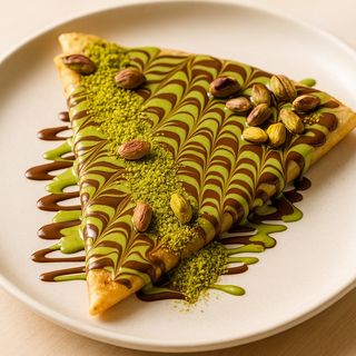 pistacchio crepe