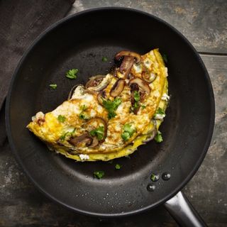 omelette Fromage, champignon