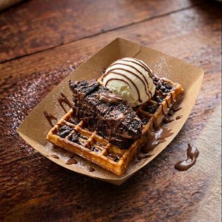 Brownie waffle