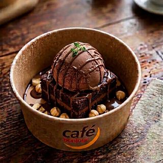 BROWNIE glacé