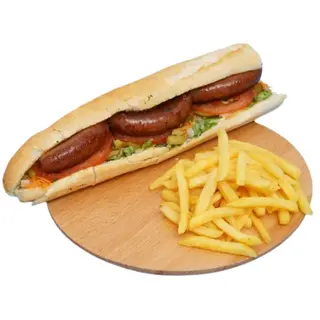 Sandwich Saucisse & Frites