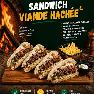 Sandwich Viande Hachée