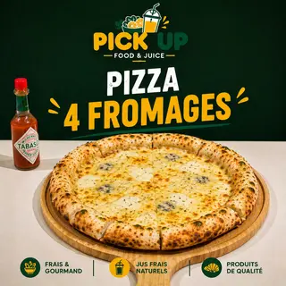 Pizza 4 fromages 