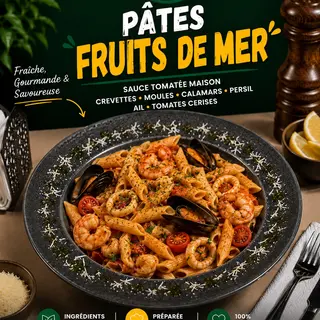 Pates fruits de mer