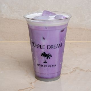 Ube latte
