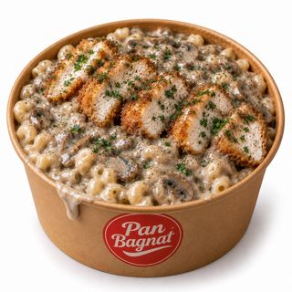 BOWLS - COQUILLETTES CHICKEN CRÈME CHAMPIGNONS