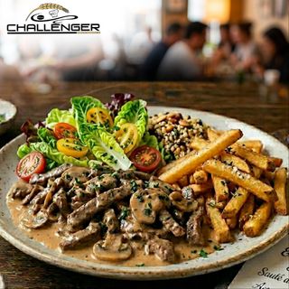 émincé de bœuf strogonoff