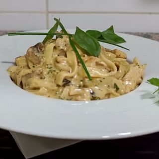 Poulet et champignon
