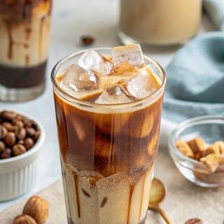 Iced coffee caramel