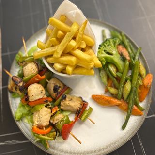 Plat Brochette De Poulet