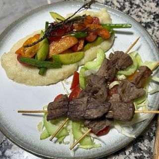Plat Brochette De Bœuf