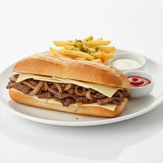 Menu Sandwich Philly Cheese Steak