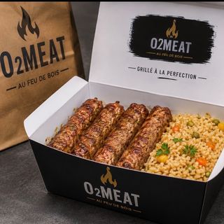 Saucisses de poulet et riz