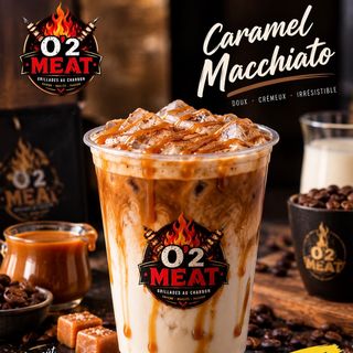 Caramel iced latte