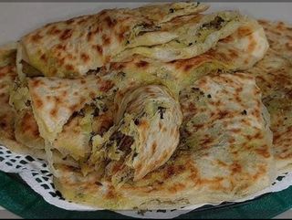 Msemen Avec Olives Noires Petites