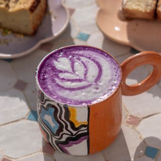 Ubé Latté Hot