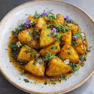 Ananas caramélisé