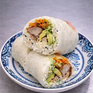 Burrito sushi poulet