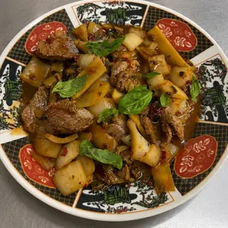Bœuf au basilic
