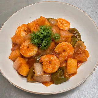 Crevettes aigre douce