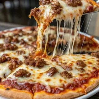 Pizza viend haché