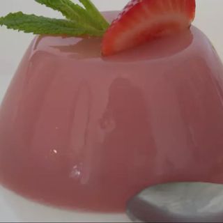 Flan normal fraise