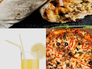 3 tacos mixte + 3 pizza mixte + 3 citronnade avec frites