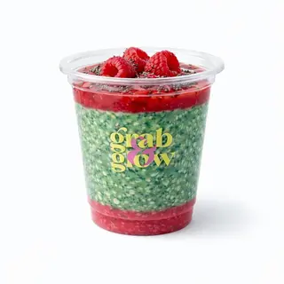Spirulina Berry pudding
