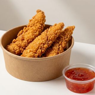 Crousty Tenders + Sauce sweet chili