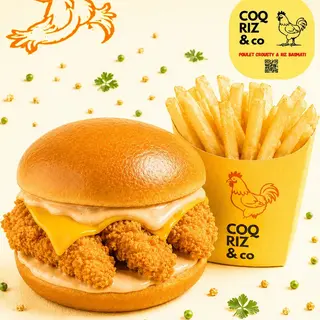 Crousty Burger + frites