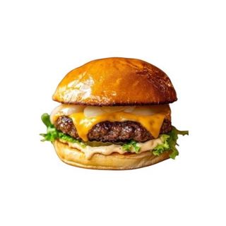 Smash  cheese Burger +frites