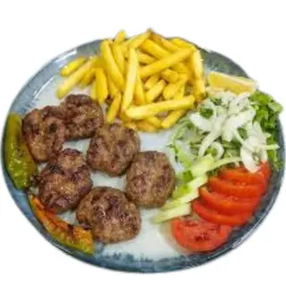 Köfte grillé + Frites / Izgara köfte ve patates kızartması