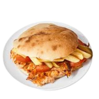 Sandwich rond au döner poulet / Tombik Tavuk döner