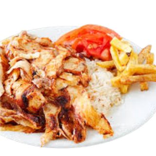 Döner poulet sur riz / Pilav Üstü Tavuk Döner