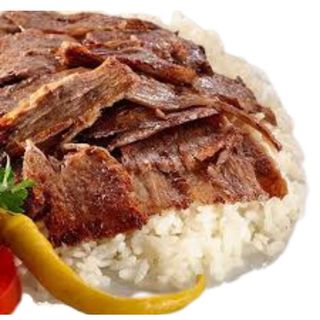 Döner viande sur riz / Pilav Üstü Et Döner