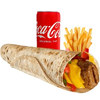 Dürüm Adana Cheddar + Boissons froides + Frites