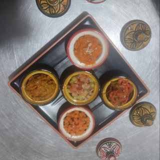 Assortiment de salades Marocaines