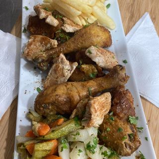 Plat mixte au poulet