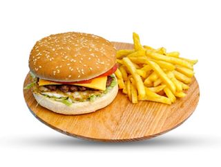 Cheese Burger + Frites