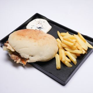 Sandwich Shawarma Palestinien Poulet