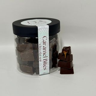 Caramel Bites au chocolat noir - 300g